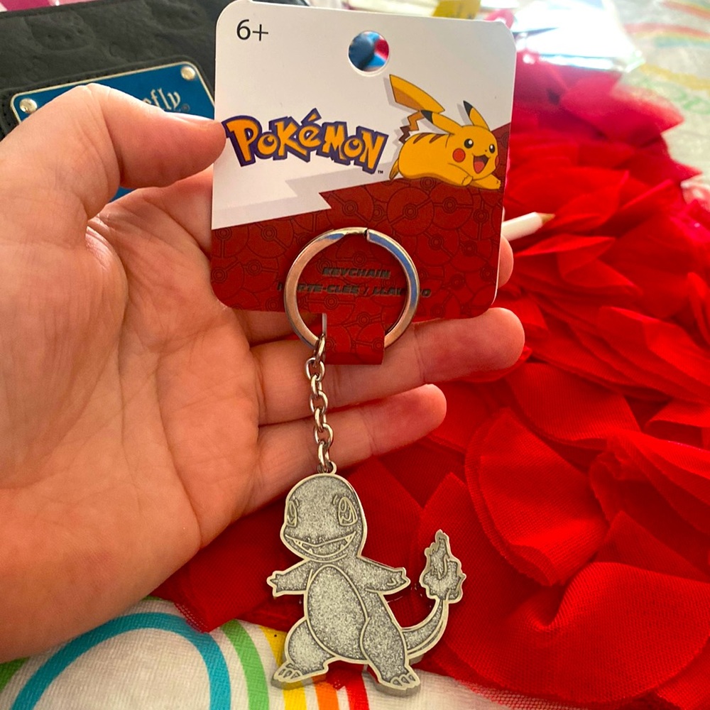 Adorable Charmander Pokémon keychain